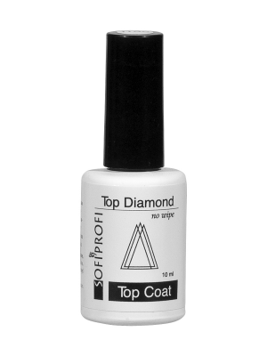 Топ-гель для ногтей без липкого слоя Diamond Sofiprofi Top Coat, 10 мл